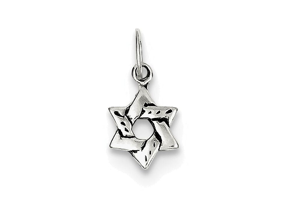 FJC Finejewelers Sterling Silver Small Star Of David Charm