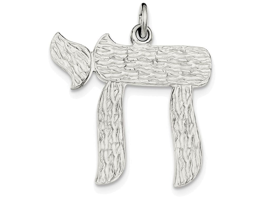FJC Finejewelers Sterling Silver Chai Life Pendant Necklace - Chain Included