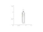 FJC Finejewelers Sterling Silver Mezuzah Pendant Necklace - Chain Included