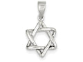 FJC Finejewelers Sterling Silver 3-d Star Of David Pendant Necklace - Chain Included