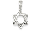 FJC Finejewelers Sterling Silver 3-d Star Of David Pendant Necklace - Chain Included