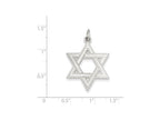 FJC Finejewelers Sterling Silver Star Of David Charm
