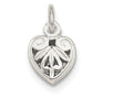 FJC Finejewelers Sterling Silver Heart Charm