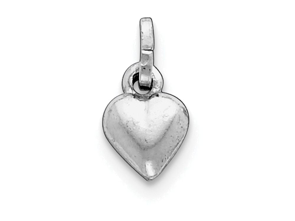 FJC Finejewelers Sterling Silver Puffed Heart Charm