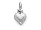 FJC Finejewelers Sterling Silver Puffed Heart Charm