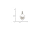 FJC Finejewelers Sterling Silver Puffed Heart Charm