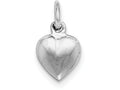 FJC Finejewelers Sterling Silver Puffed Heart Charm