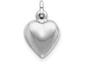 FJC Finejewelers Sterling Silver Puffed Heart Charm