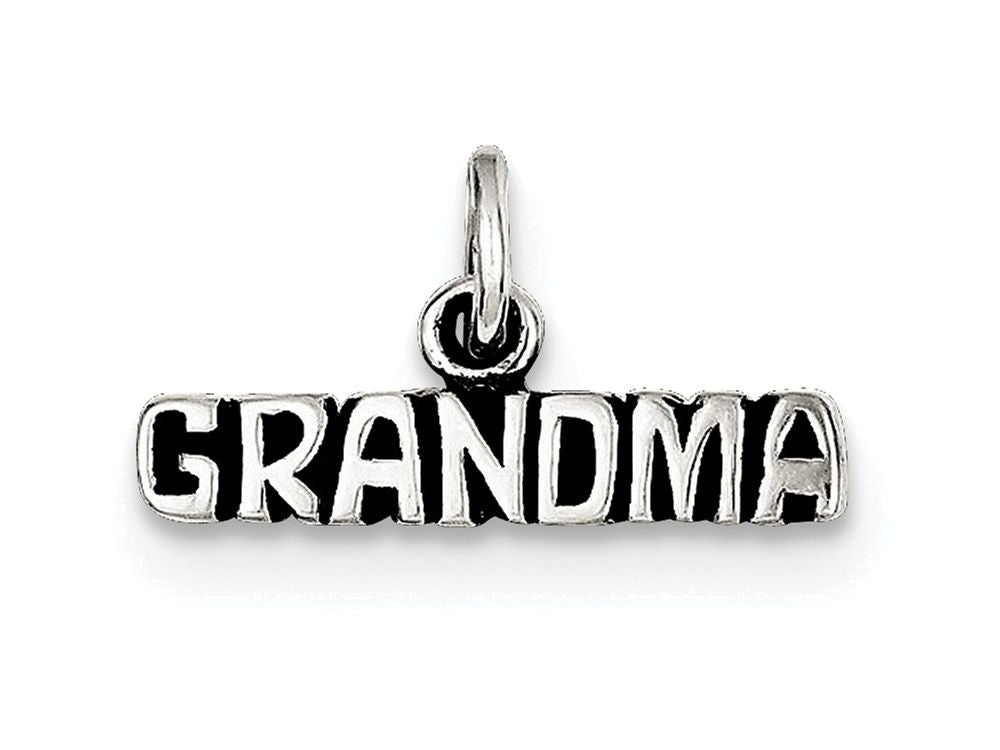 FJC Finejewelers Sterling Silver Antiqued Grandma Charm