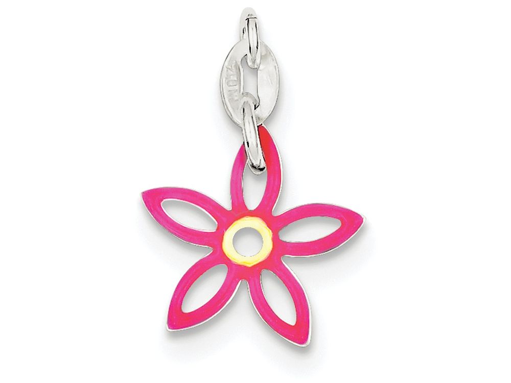 FJC Finejewelers Sterling Silver Enameled Charm
