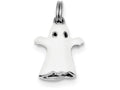 FJC Finejewelers Sterling Silver White Enamel Ghost Charm
