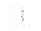 FJC Finejewelers Sterling Silver Italian Horn Charm