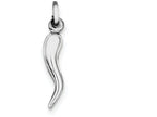 FJC Finejewelers Sterling Silver Italian Horn Charm