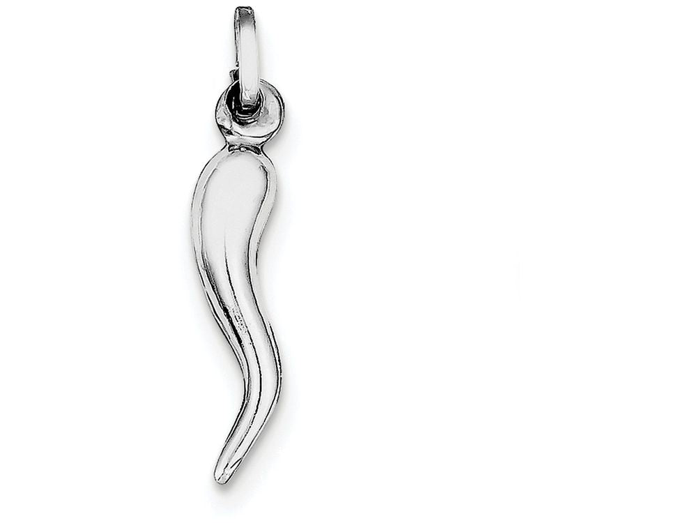 FJC Finejewelers Sterling Silver Italian Horn Charm