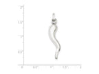 FJC Finejewelers Sterling Silver Italian Horn Pendant Necklace - Chain Included