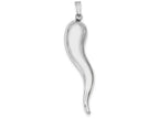 FJC Finejewelers Sterling Silver Italian Horn Pendant Necklace - Chain Included