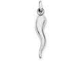FJC Finejewelers Sterling Silver Italian Horn Pendant Necklace - Chain Included