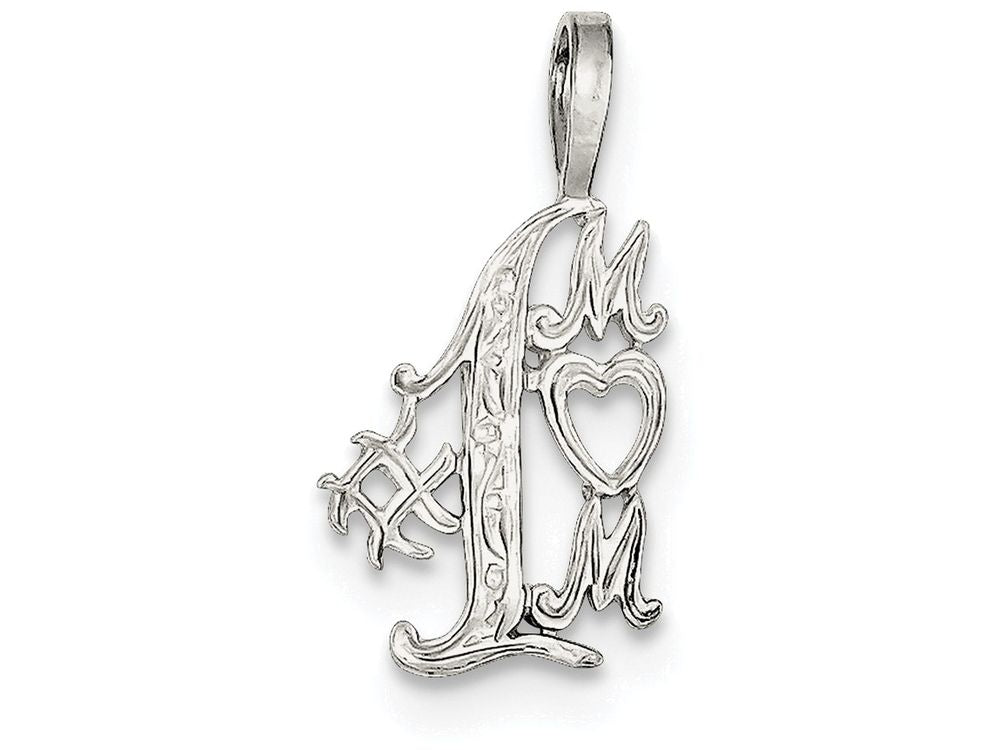 FJC Finejewelers Sterling Silver #1 Mom Charm