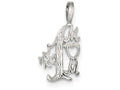 FJC Finejewelers Sterling Silver #1 Mom Charm