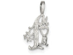 FJC Finejewelers Sterling Silver #1 Mom Charm