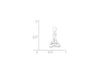 FJC Finejewelers Sterling Silver Trinity Charm