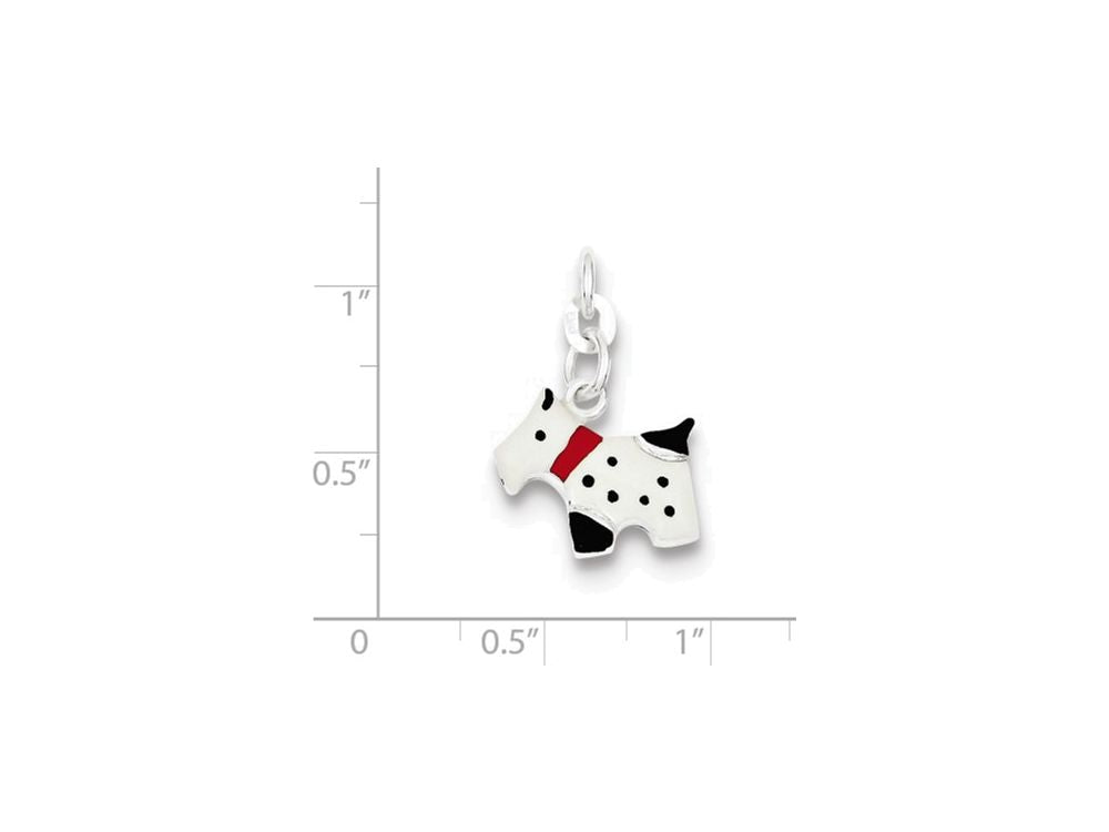 FJC Finejewelers Sterling Silver Enameled Charm