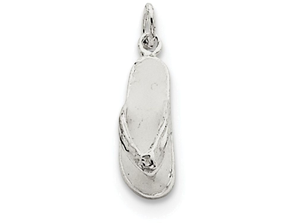 FJC Finejewelers Sterling Silver Flip Flop Charm