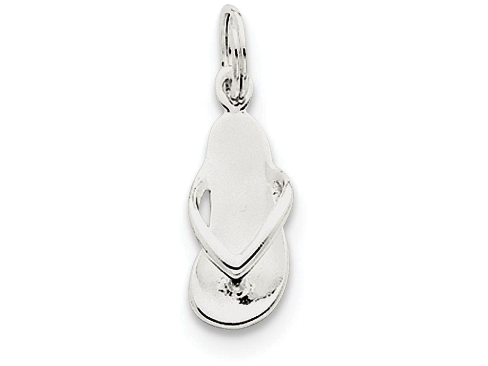 FJC Finejewelers Sterling Silver Flip Flop Charm