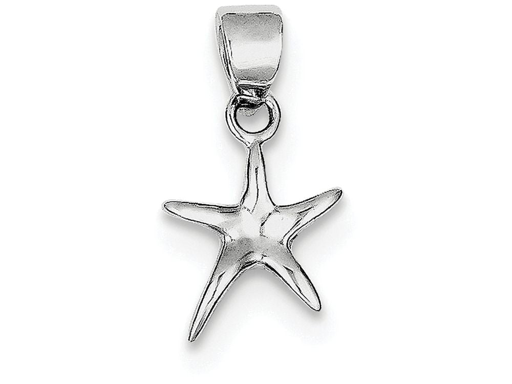 FJC Finejewelers Sterling Silver Starfish Pendant Necklace - Chain Included