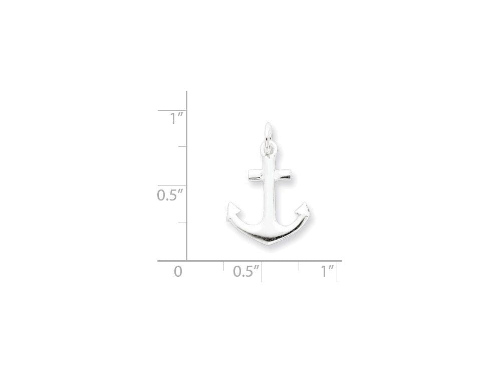 FJC Finejewelers Sterling Silver Anchor Charm