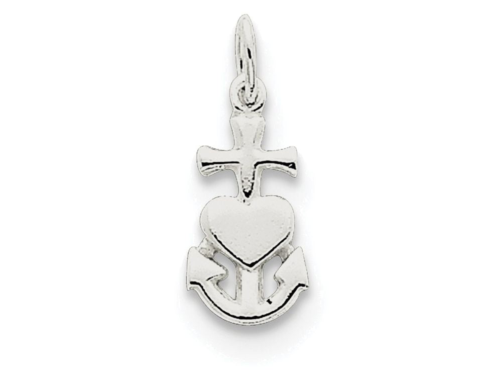 FJC Finejewelers Sterling Silver Hope, Faith, And Charity Charm