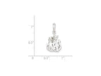 FJC Finejewelers Sterling Silver Pendant Necklace - Chain Included