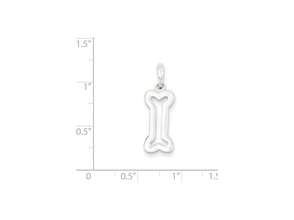 FJC Finejewelers Sterling Silver Bone Pendant Necklace - Chain Included