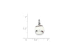 FJC Finejewelers Sterling Silver 3D Enamel Baseball Charm