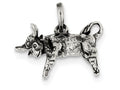 FJC Finejewelers Sterling Silver Antiqued Taurus Pendant Necklace - Chain Included