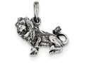 FJC Finejewelers Sterling Silver Antiqued Leo Pendant Necklace - Chain Included