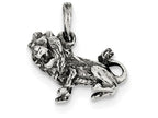 FJC Finejewelers Sterling Silver Antiqued Leo Pendant Necklace - Chain Included