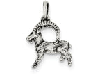 FJC Finejewelers Sterling Silver Antiqued Capricorn Pendant Necklace - Chain Included