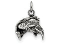 FJC Finejewelers Sterling Silver Antiqued Pisces Pendant Necklace - Chain Included