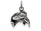 FJC Finejewelers Sterling Silver Antiqued Pisces Pendant Necklace - Chain Included