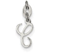 FJC Finejewelers Sterling Silver Initial C Pendant Necklace - Chain Included
