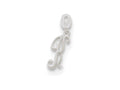 FJC Finejewelers Sterling Silver Initial K Pendant Necklace - Chain Included