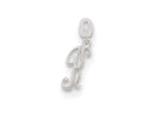 FJC Finejewelers Sterling Silver Initial K Pendant Necklace - Chain Included