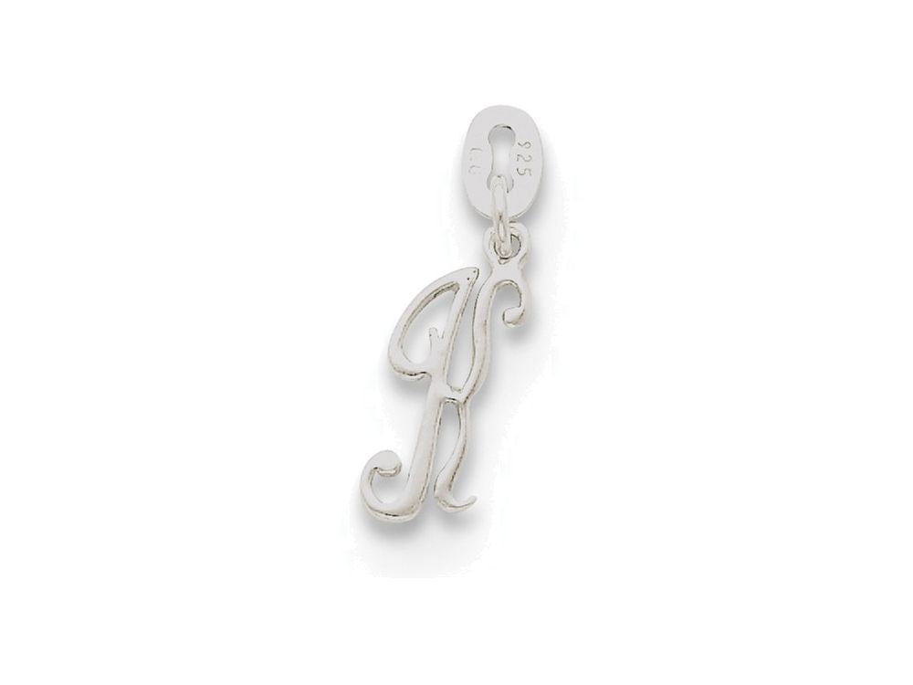 FJC Finejewelers Sterling Silver Initial K Pendant Necklace - Chain Included