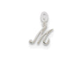 FJC Finejewelers Sterling Silver Initial M Pendant Necklace - Chain Included