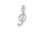 FJC Finejewelers Sterling Silver Initial P Pendant Necklace - Chain Included