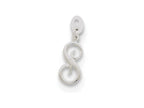 FJC Finejewelers Sterling Silver Initial S Pendant Necklace - Chain Included