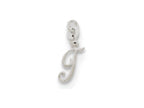 FJC Finejewelers Sterling Silver Initial T Pendant Necklace - Chain Included