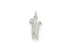 FJC Finejewelers Sterling Silver Initial W Pendant Necklace - Chain Included