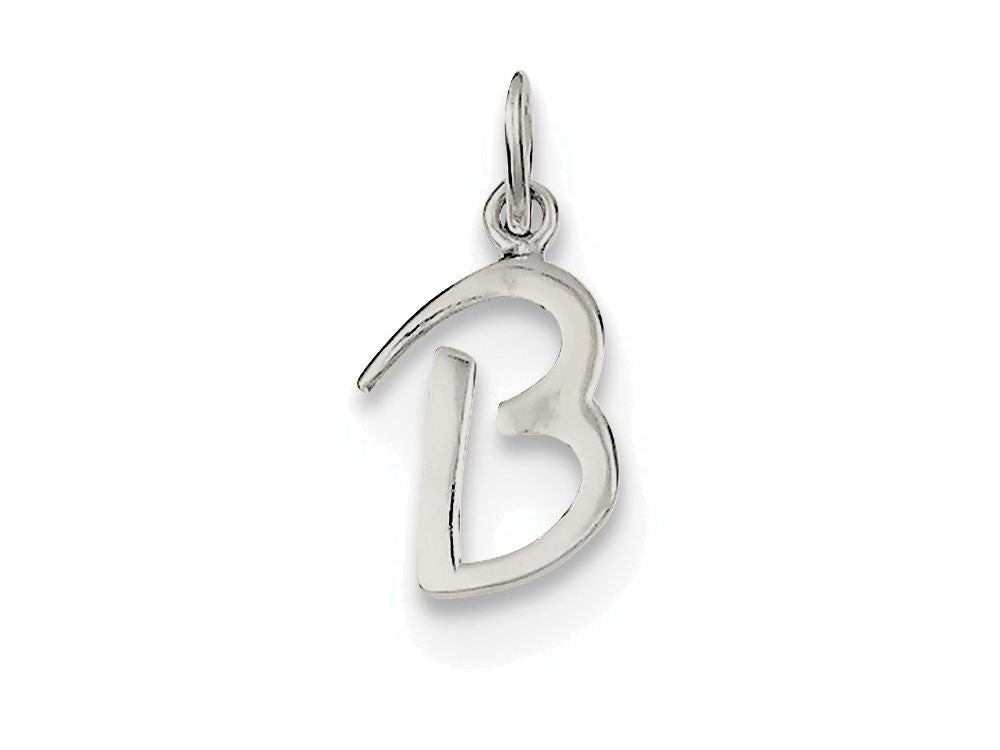 FJC Finejewelers Sterling Silver Initial B Pendant Necklace - Chain Included